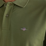 GANT Erkek Yeşil Relaxed Fit Polo