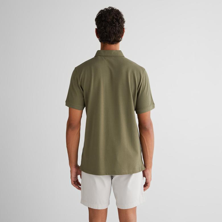 GANT Erkek Yeşil Regular Fit Logolu Polo