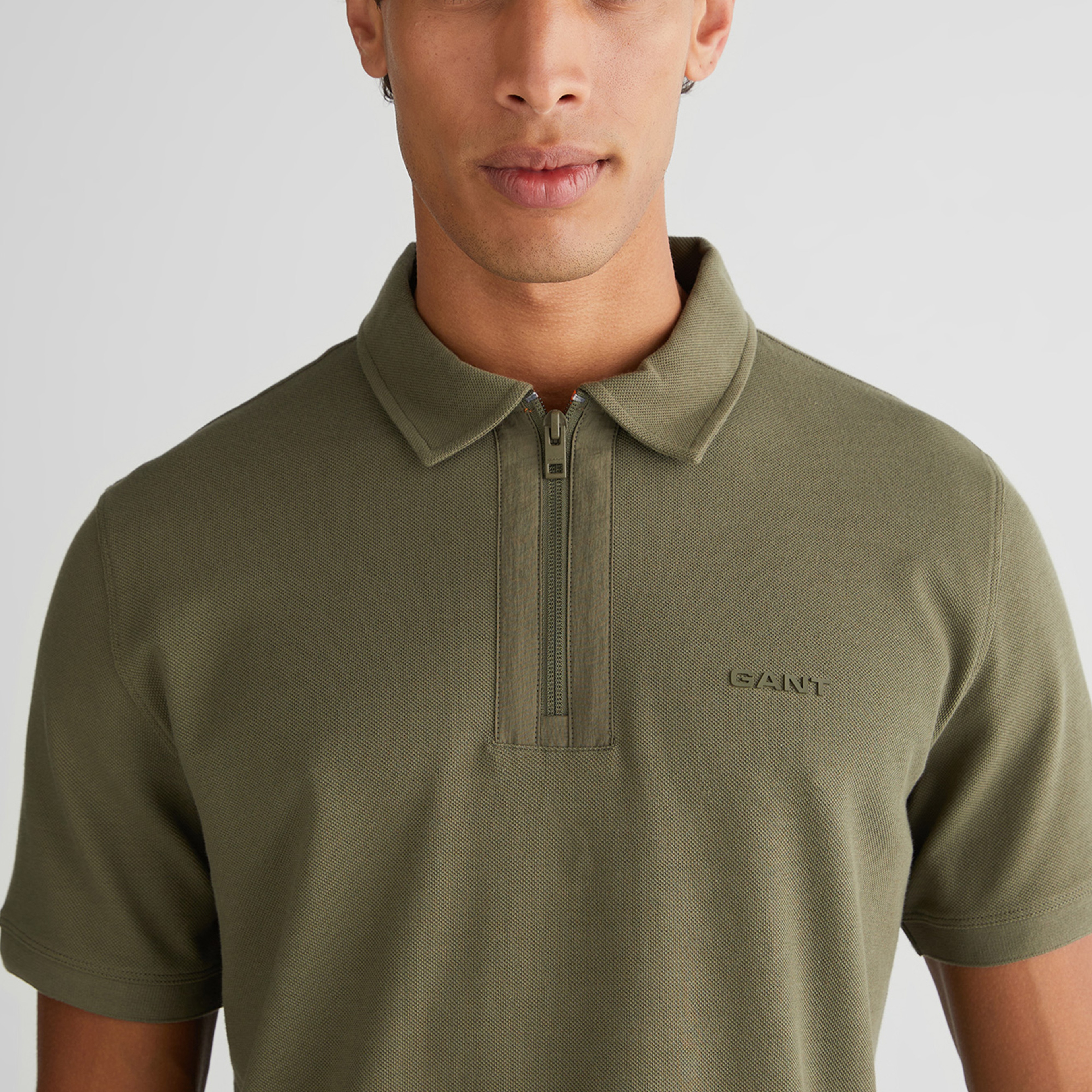 GANT Erkek Yeşil Regular Fit Logolu Polo