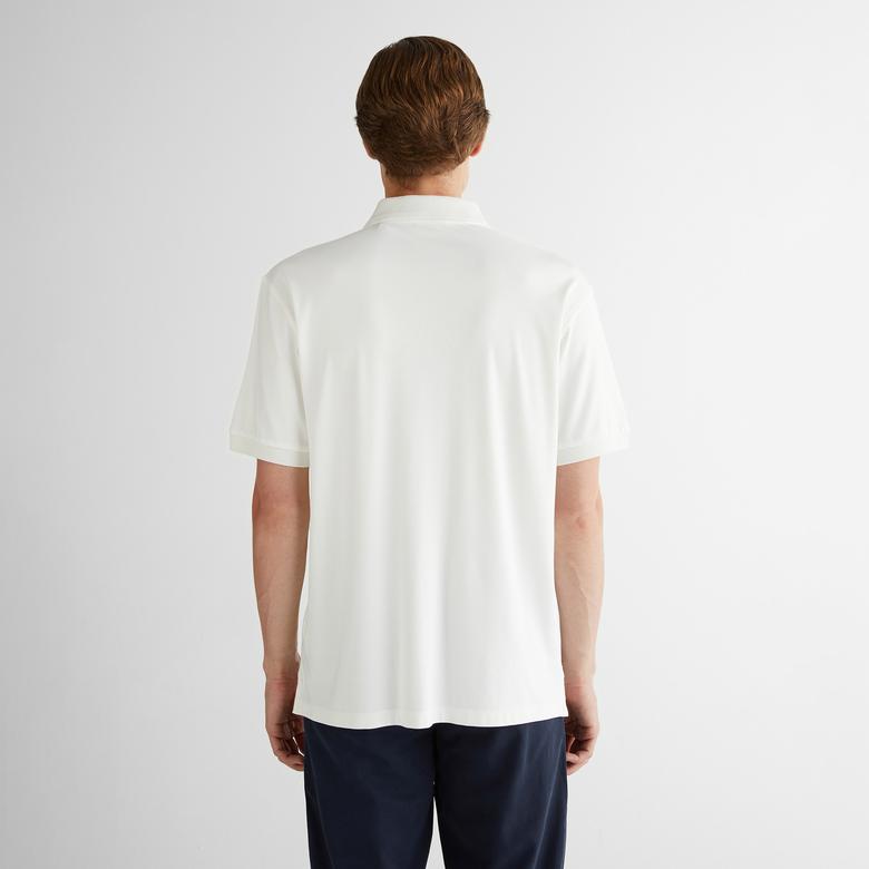 GANT Erkek Krem Relaxed Fit Polo