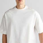 GANT Erkek Krem Orijinal Fit Bisiklet Yaka Logolu T-Shirt