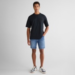 GANT Erkek Siyah Relaxed Fit Bisiklet Yaka Logolu T-Shirt