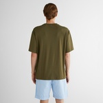 GANT Erkek Yeşil Relaxed Fit Bisiklet Yaka Logolu T-Shirt