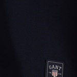 GANT Erkek Lacivert Relaxed Fit Bisiklet Yaka Logolu T-Shirt