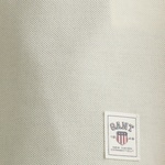 GANT Erkek Krem Relaxed Fit Bisiklet Yaka Logolu T-Shirt