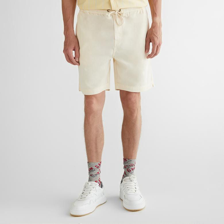 GANT Erkek Krem Regular Fit Şort