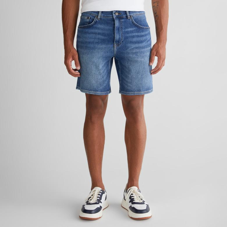 GANT Erkek Mavi Regular Fit Şort