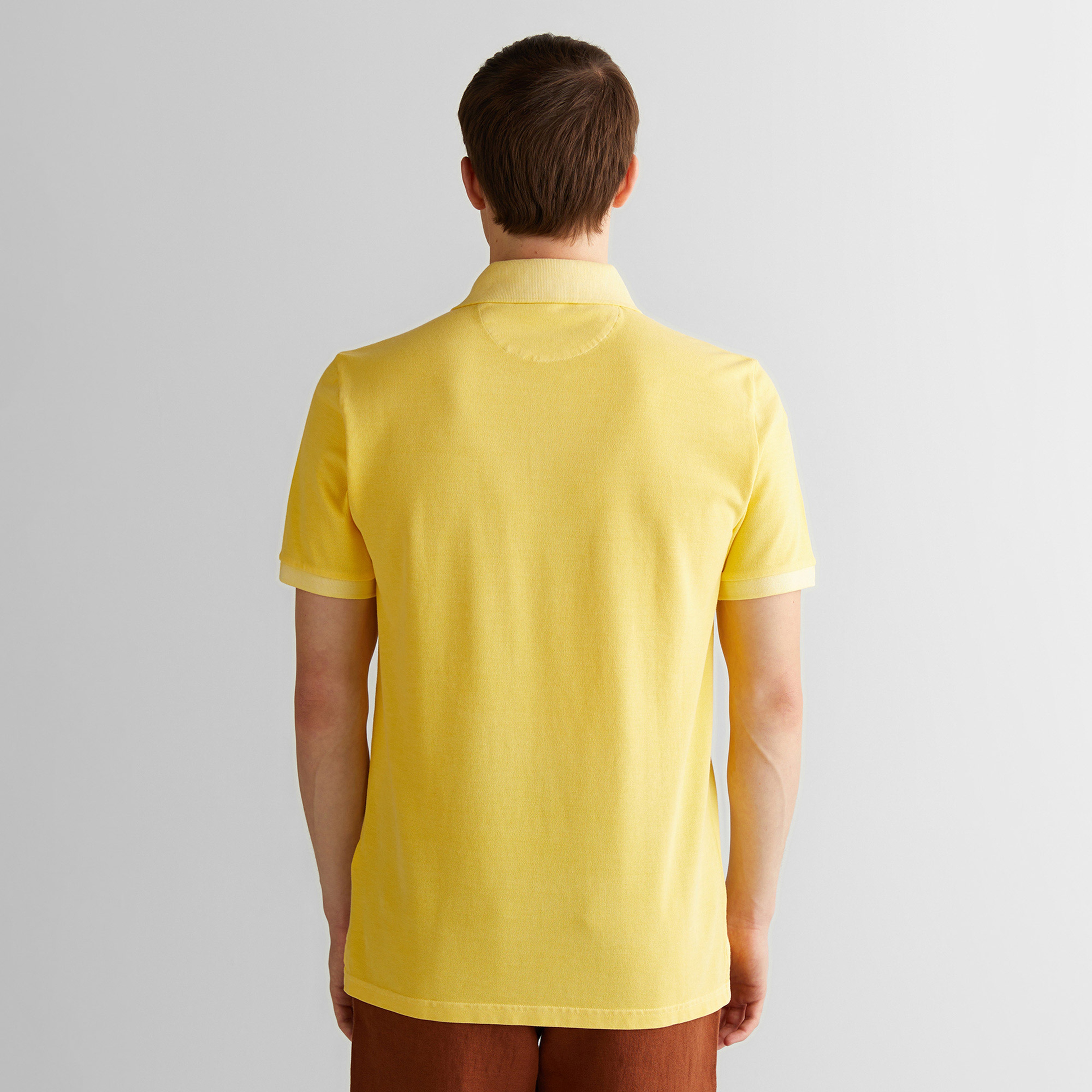 GANT Erkek Sarı Regular Fit Polo