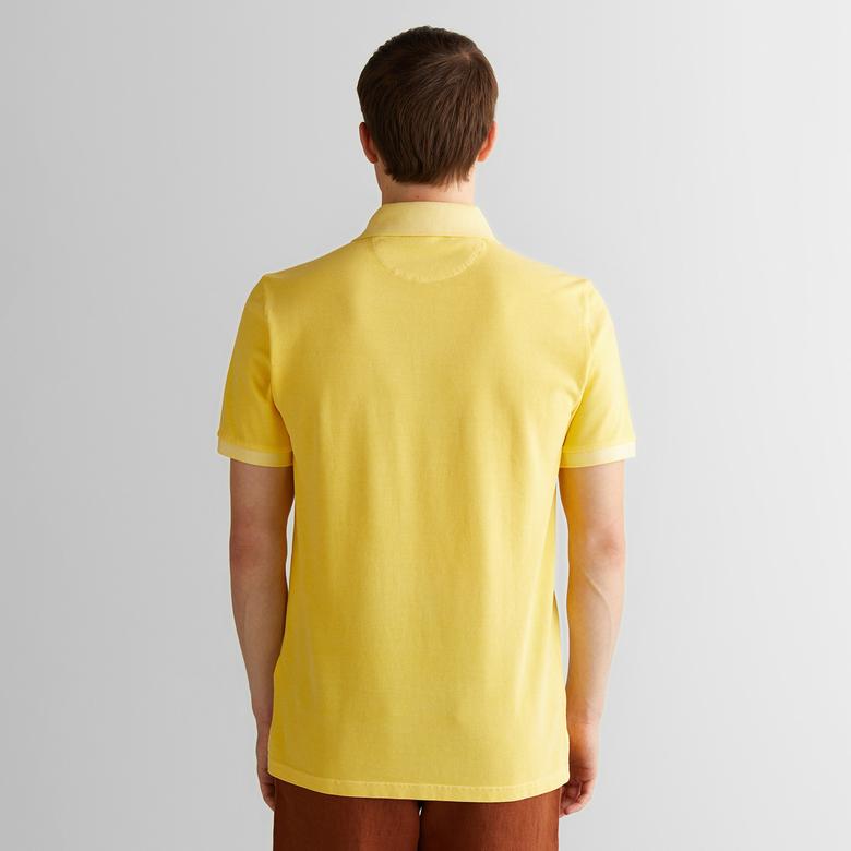 GANT Erkek Sarı Regular Fit Polo