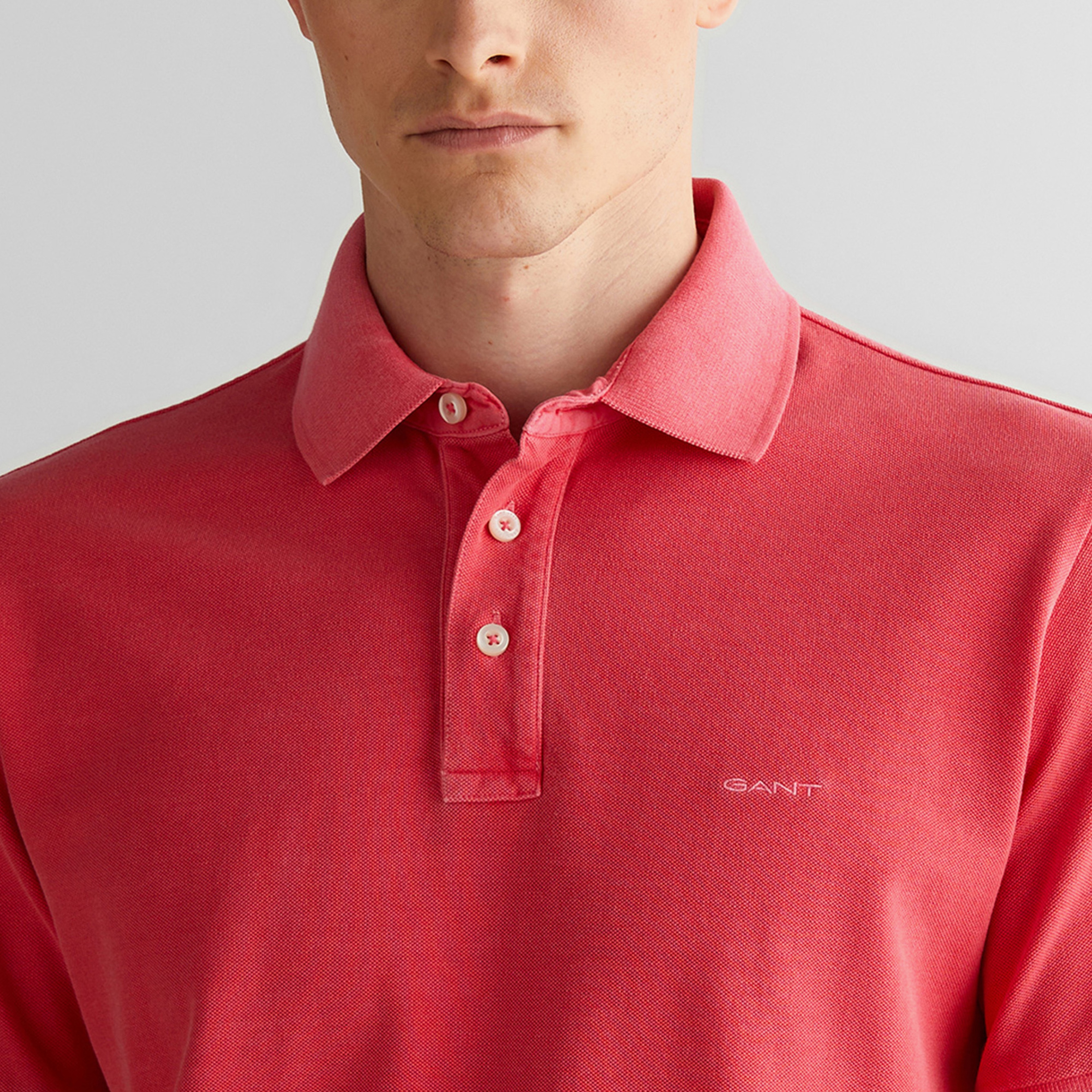 GANT Erkek Kırmızı Regular Fit Polo