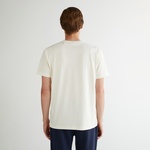 GANT Erkek Krem Regular Fit Bisiklet Yaka Logolu T-Shirt