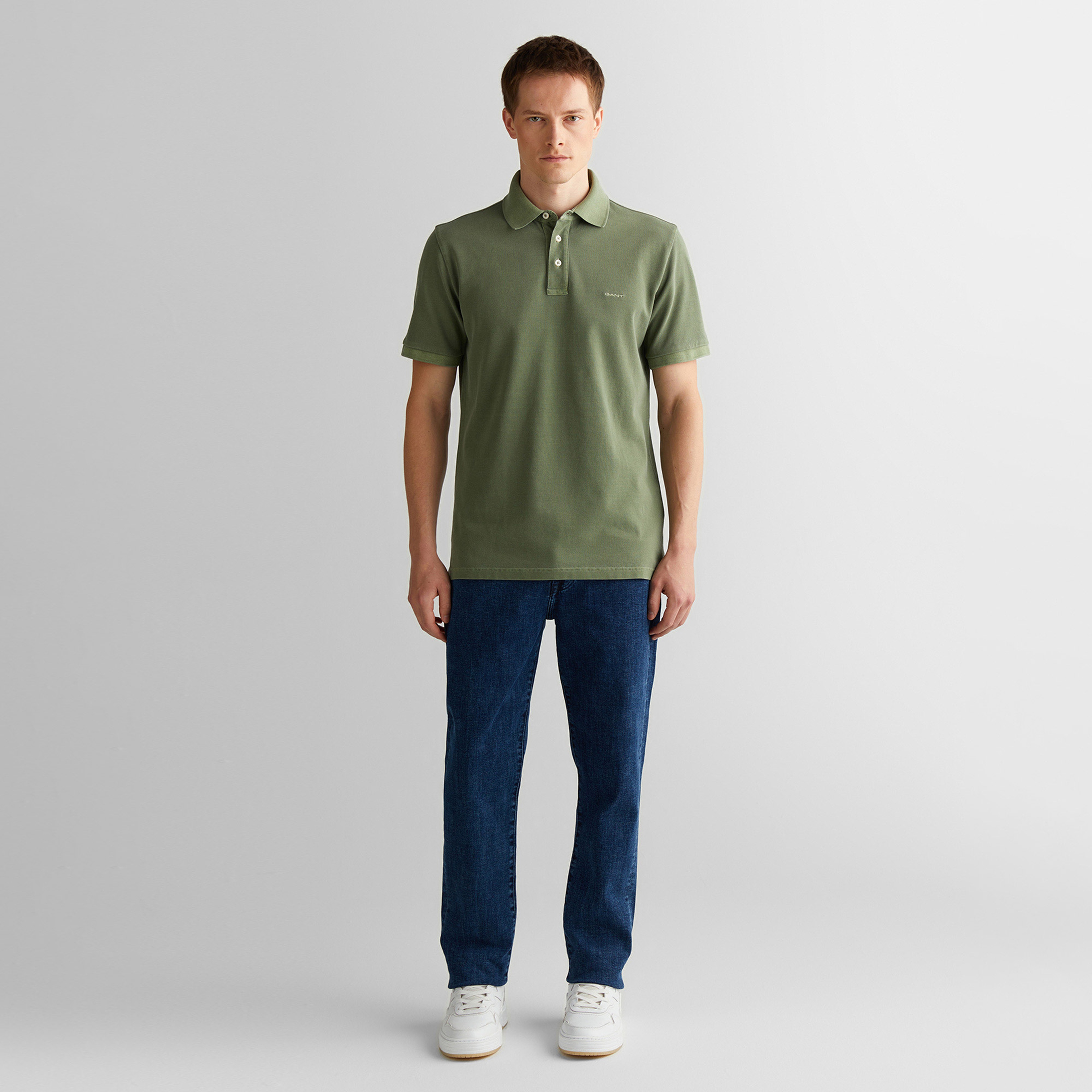 GANT Erkek Mavi Regular Fit Pantolon