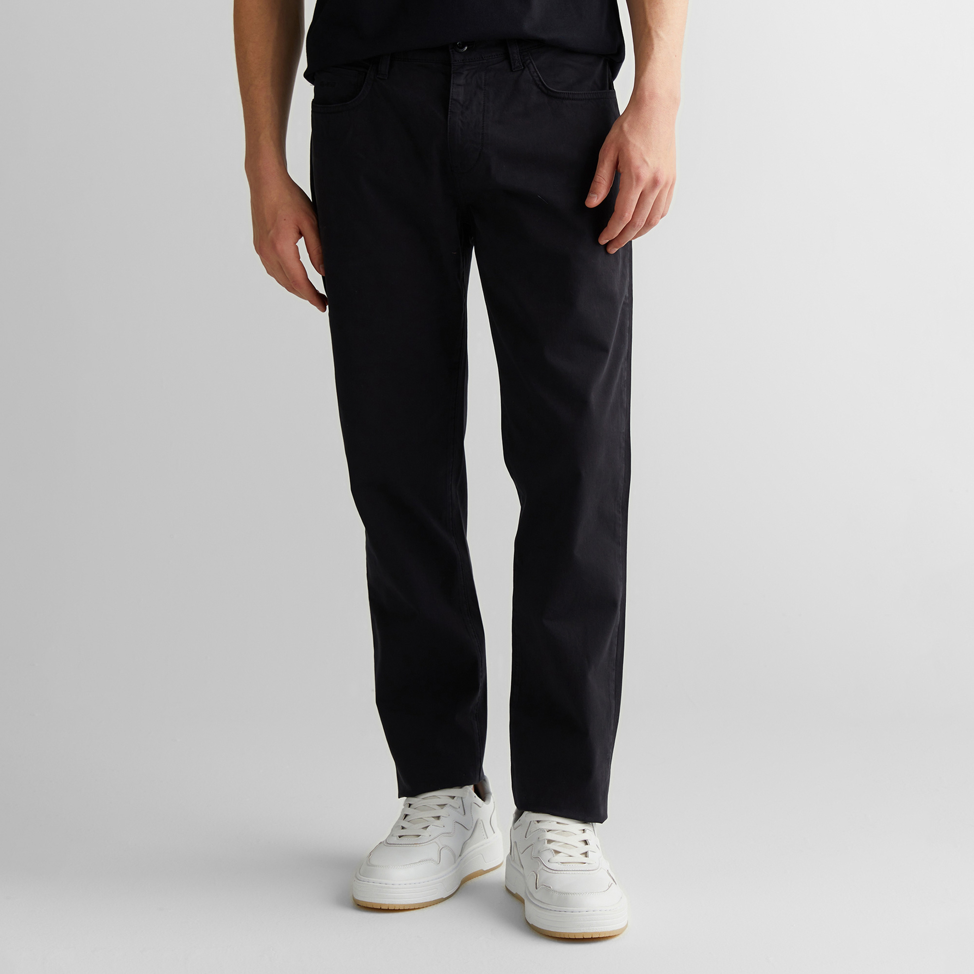 GANT Erkek Siyah Regular Fit Pantolon