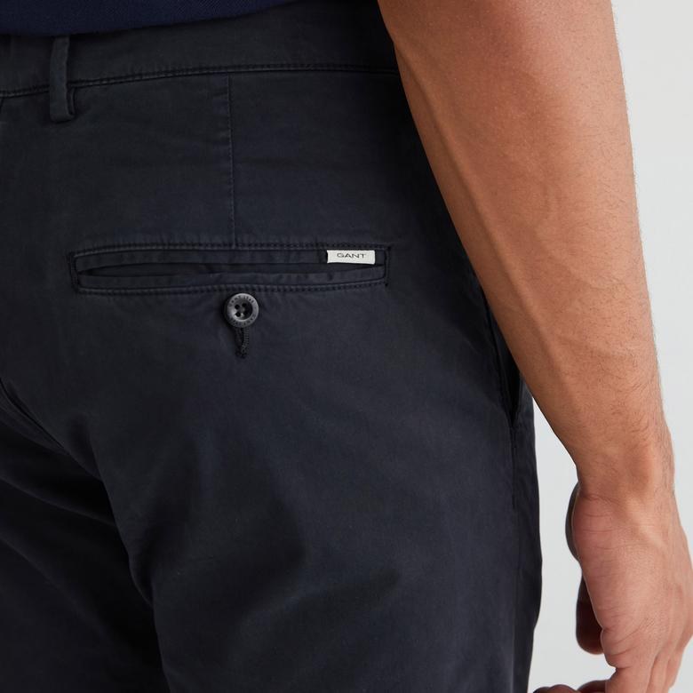 GANT Erkek Siyah Slim Fit Pantolon