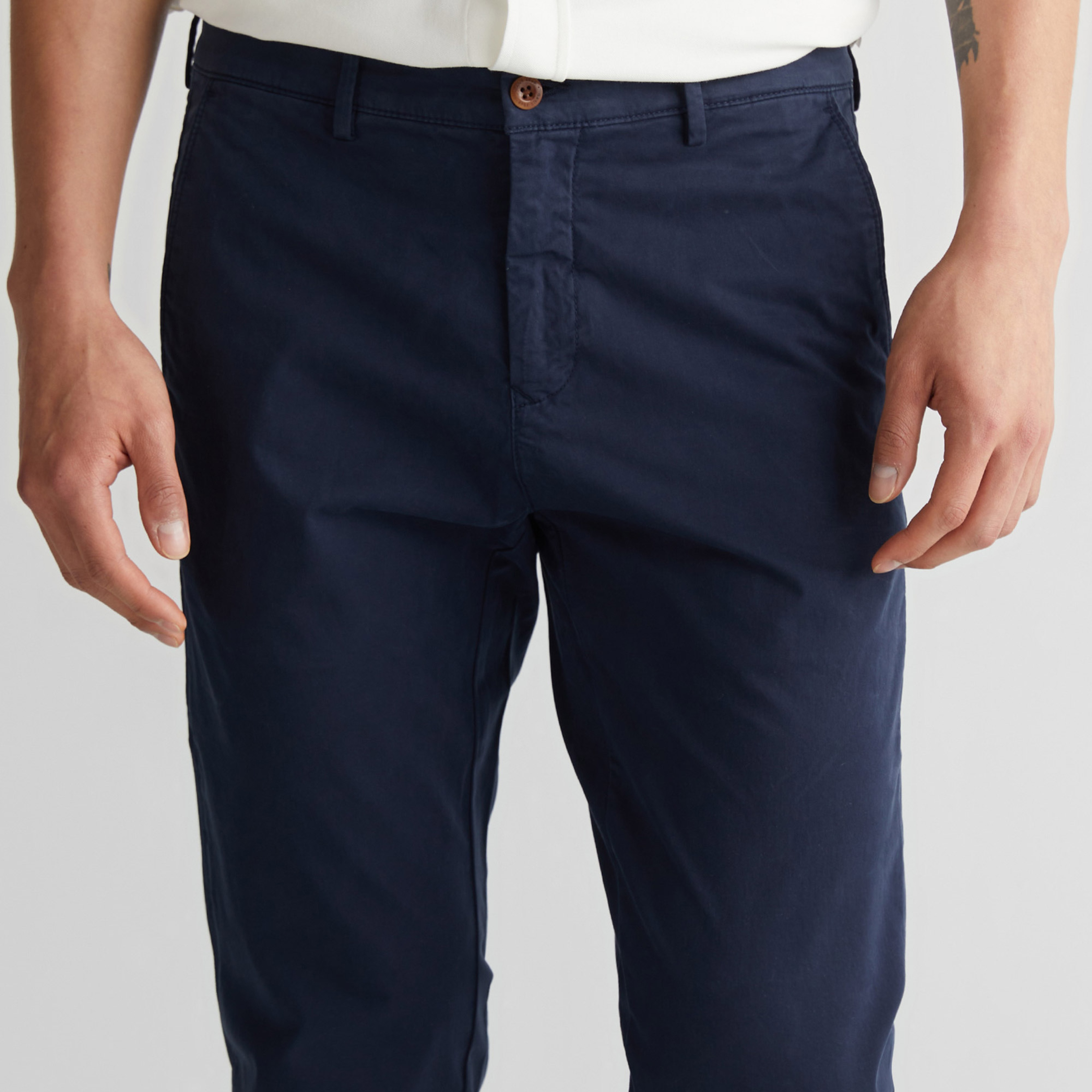 GANT Erkek Lacivert Slim Fit Pantolon
