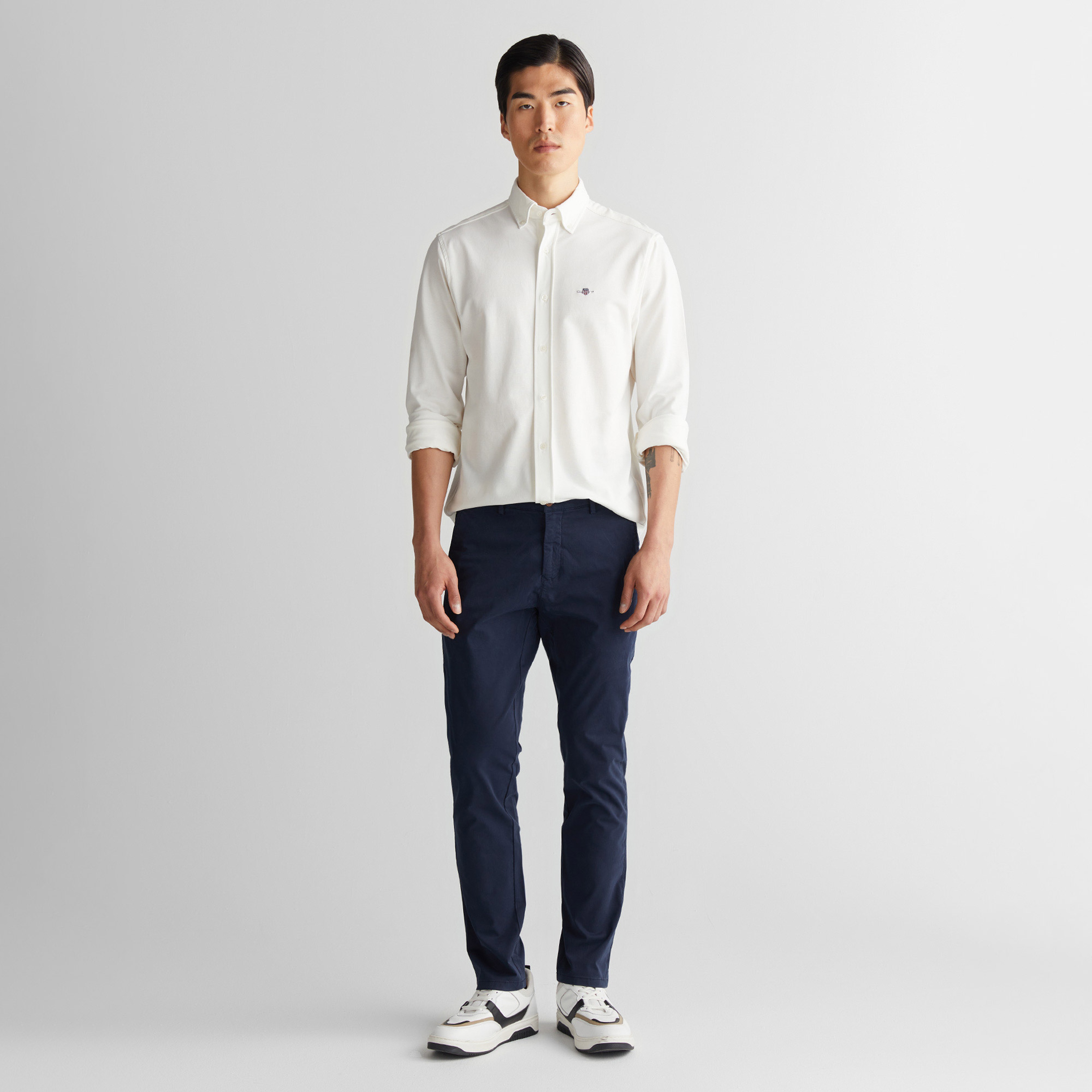 GANT Erkek Lacivert Slim Fit Pantolon