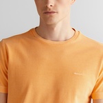 GANT Erkek Turuncu Slim Fit Bisiklet Yaka T-Shirt