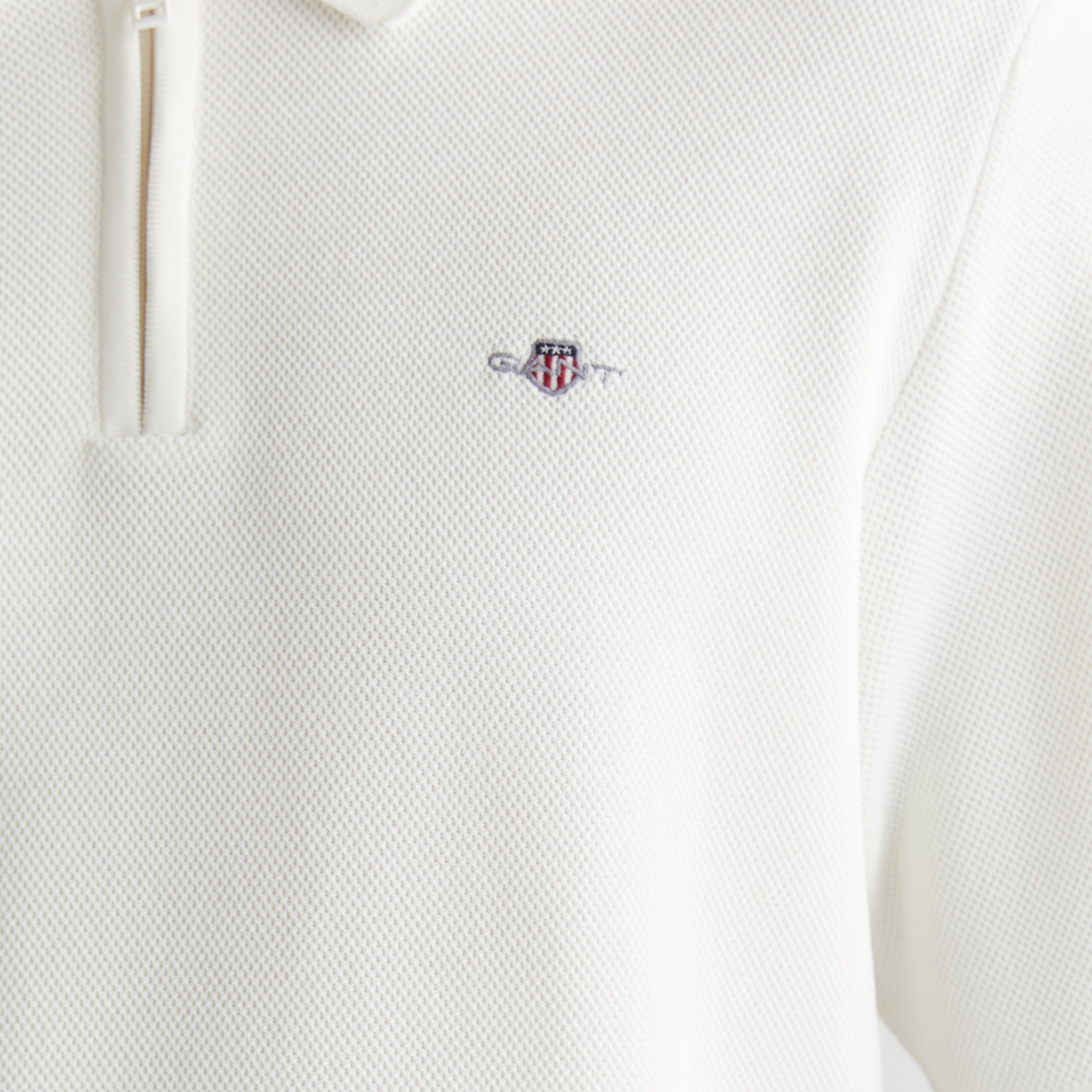 GANT Erkek Krem Regular Fit Triko