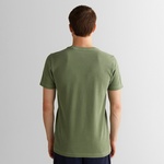 GANT Erkek Yeşil Slim Fit Bisiklet Yaka T-shirt
