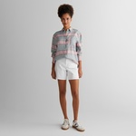 GANT Kadın Yeşil Klasik Yaka Çizgili Gömlek