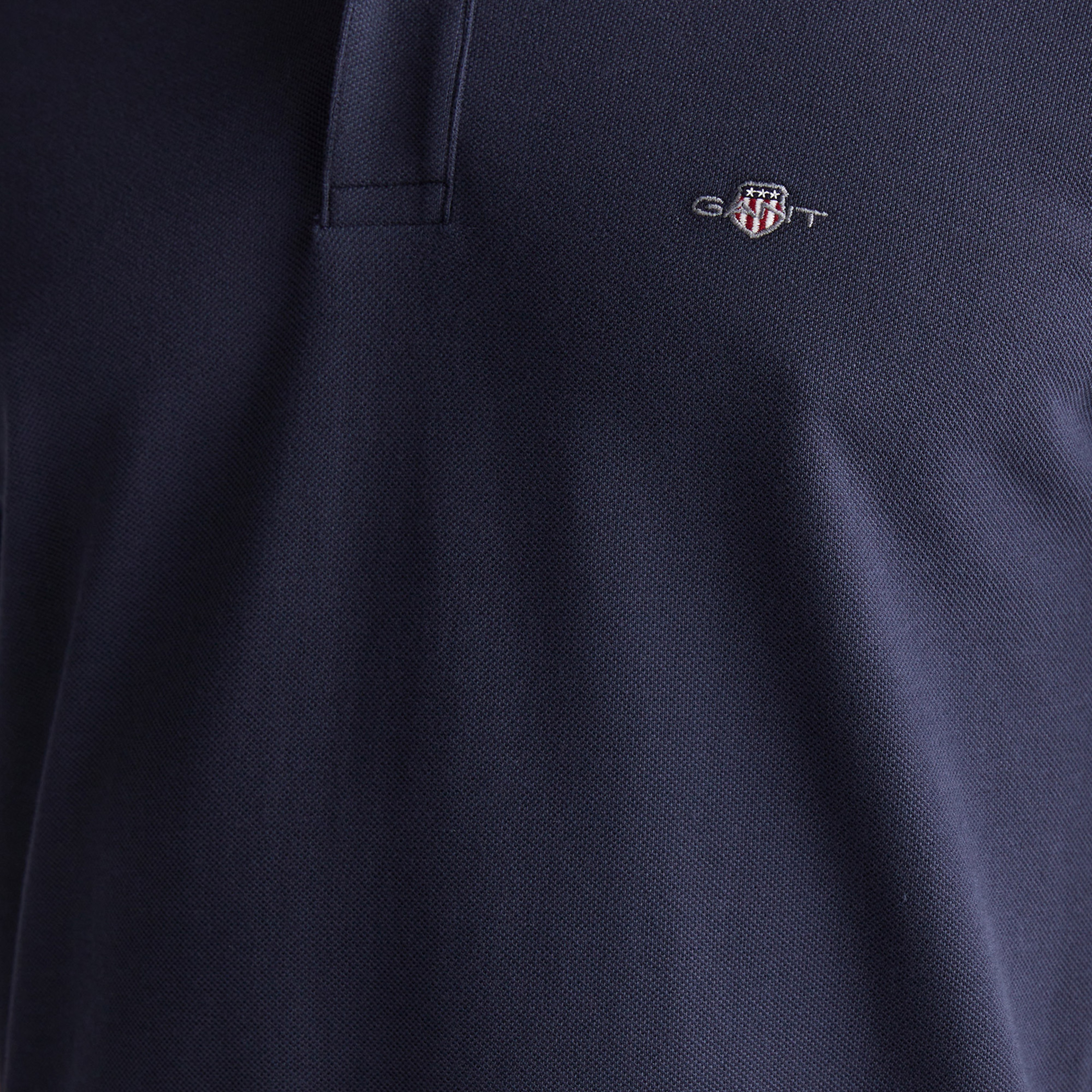 GANT Erkek Lacivert Regular Fit Polo