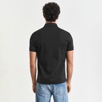 GANT Erkek Siyah Slim Fit Polo