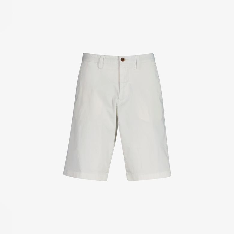 GANT Erkek Beyaz Relaxed Fit Şort