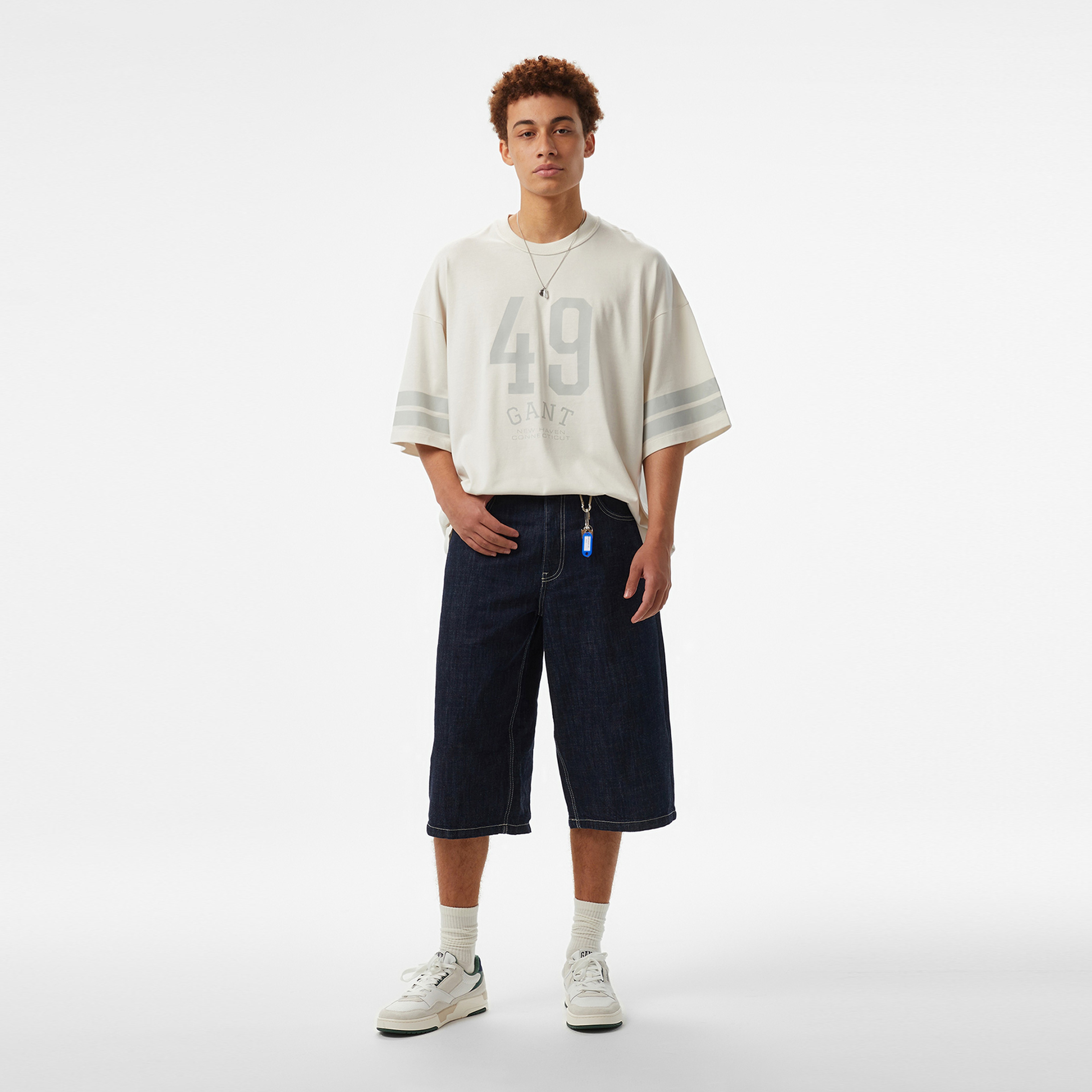 GANT Erkek Beyaz T-Shirt