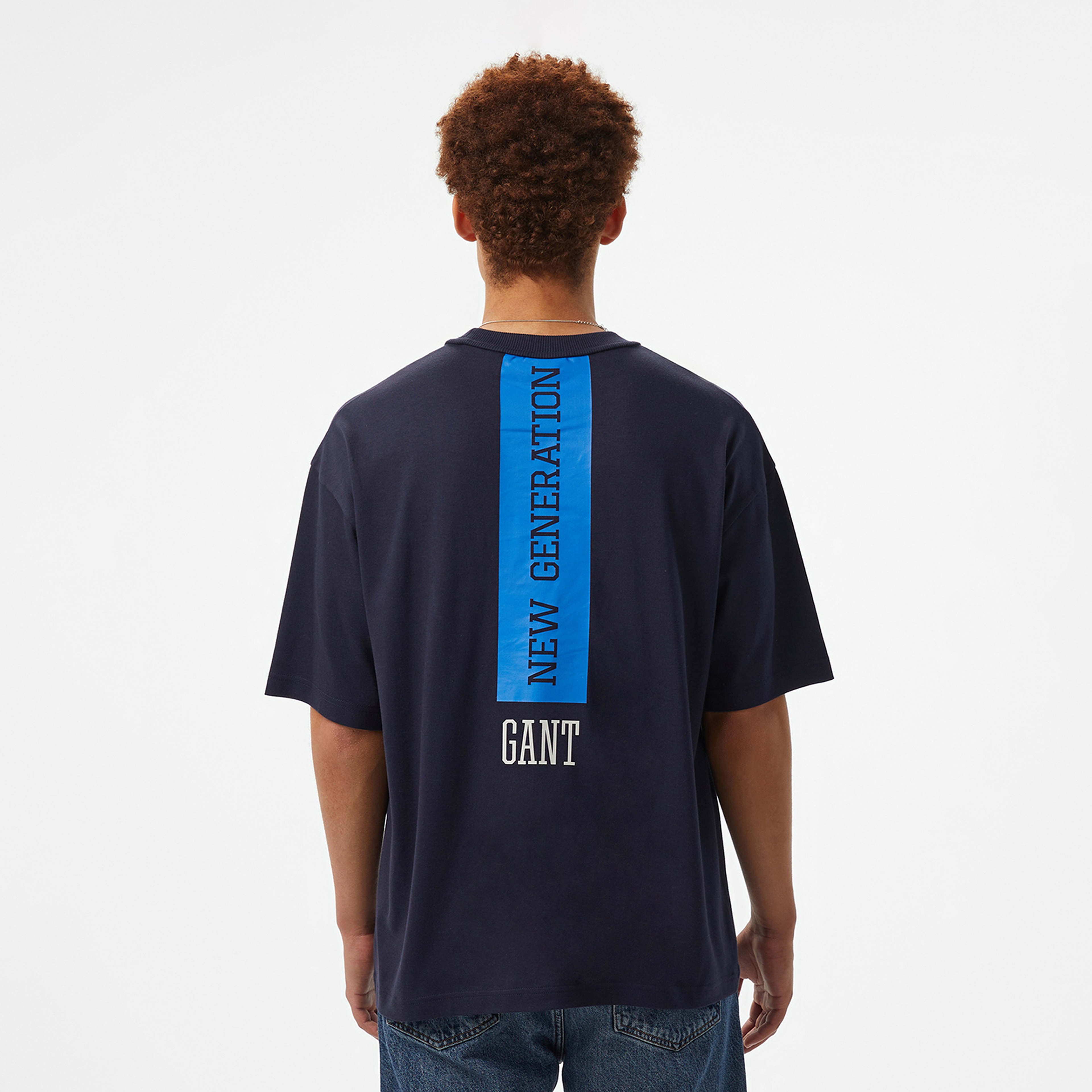 GANT Erkek Lacivert T-Shirt