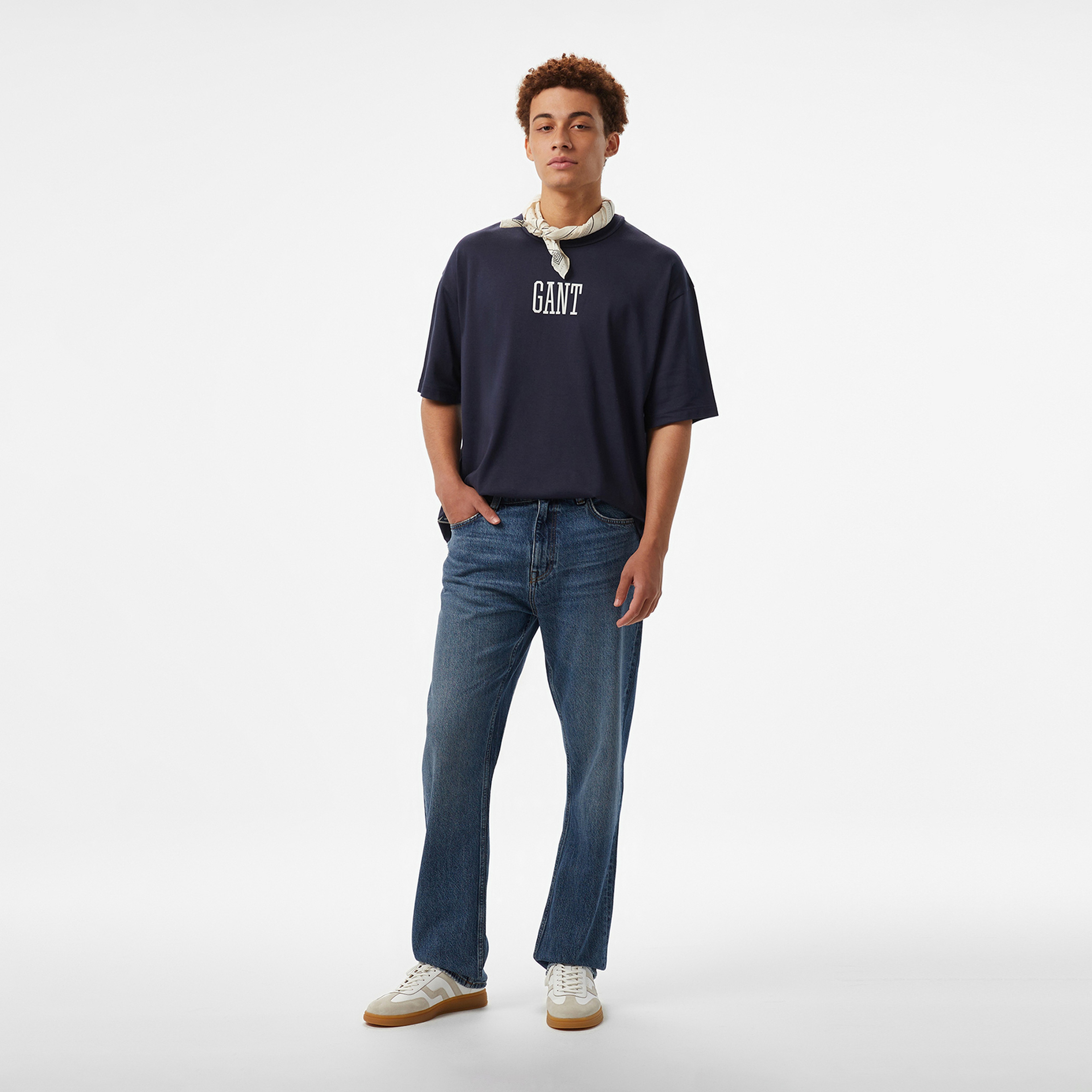 GANT Erkek Lacivert T-Shirt