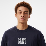 Hoss X Gant New Generation Unisex Lacivert T-Shirt