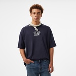 Hoss X Gant New Generation Unisex Lacivert T-Shirt
