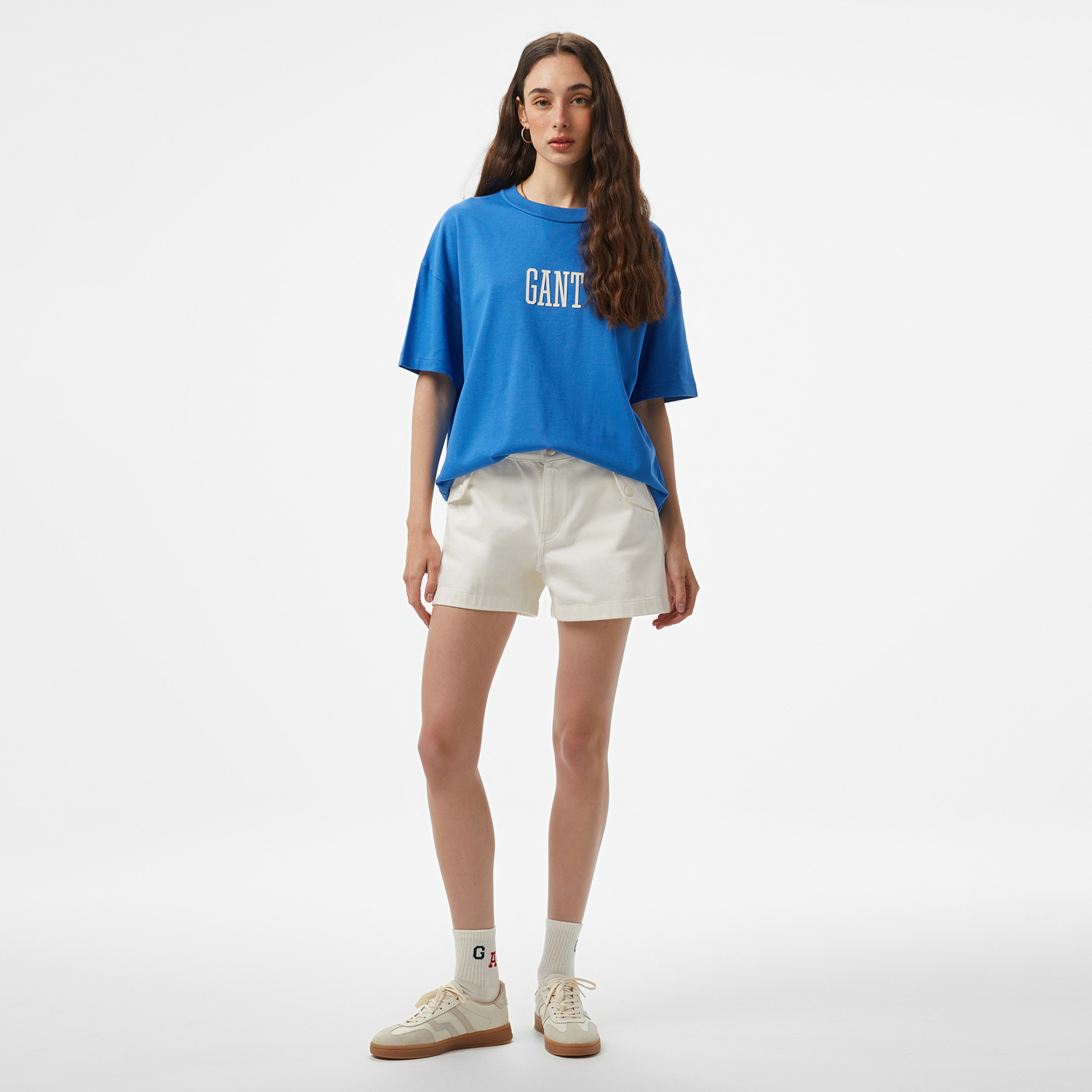 GANT Erkek Mavi T-Shirt