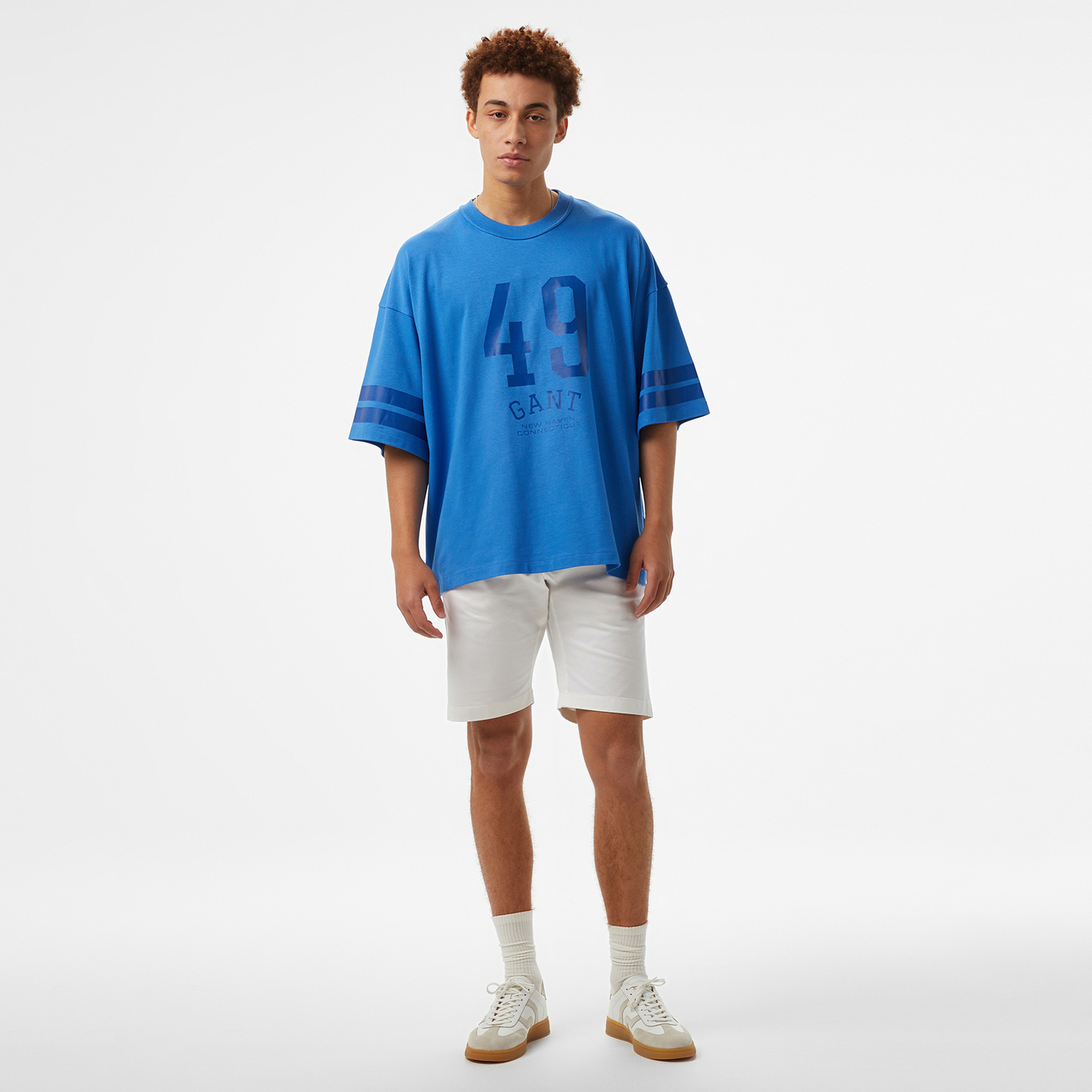 GANT Erkek Mavi T-Shirt