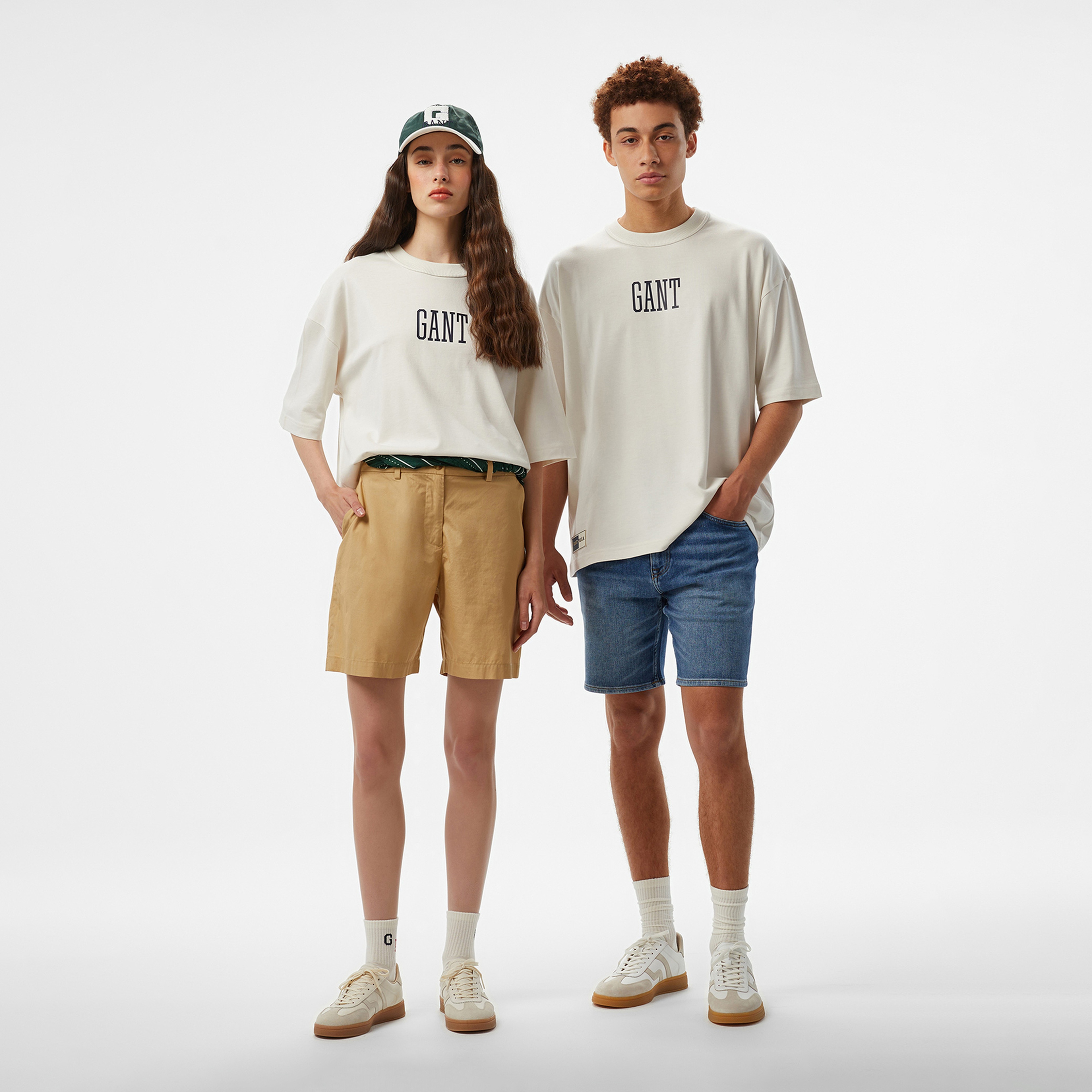 GANT Erkek Beyaz T-Shirt