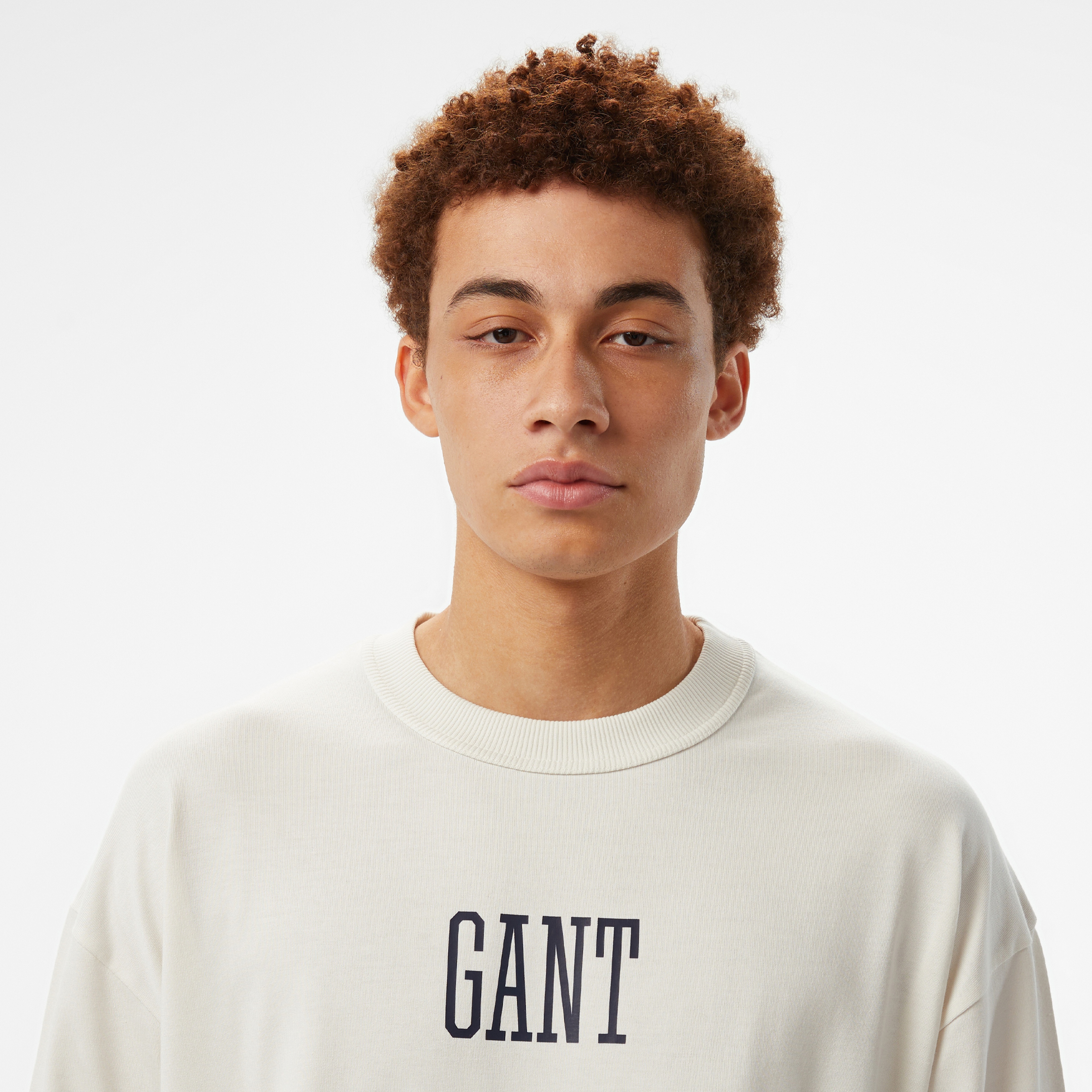 GANT Erkek Beyaz T-Shirt