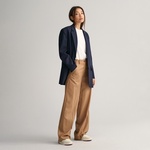 GANT Kadın Beyaz Regular Fit Bisiklet Yaka T-Shirt