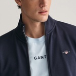 GANT Erkek Lacivert Regular Fit Fermuarlı Sweatshirt