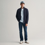 GANT Erkek Lacivert Regular Fit Fermuarlı Sweatshirt