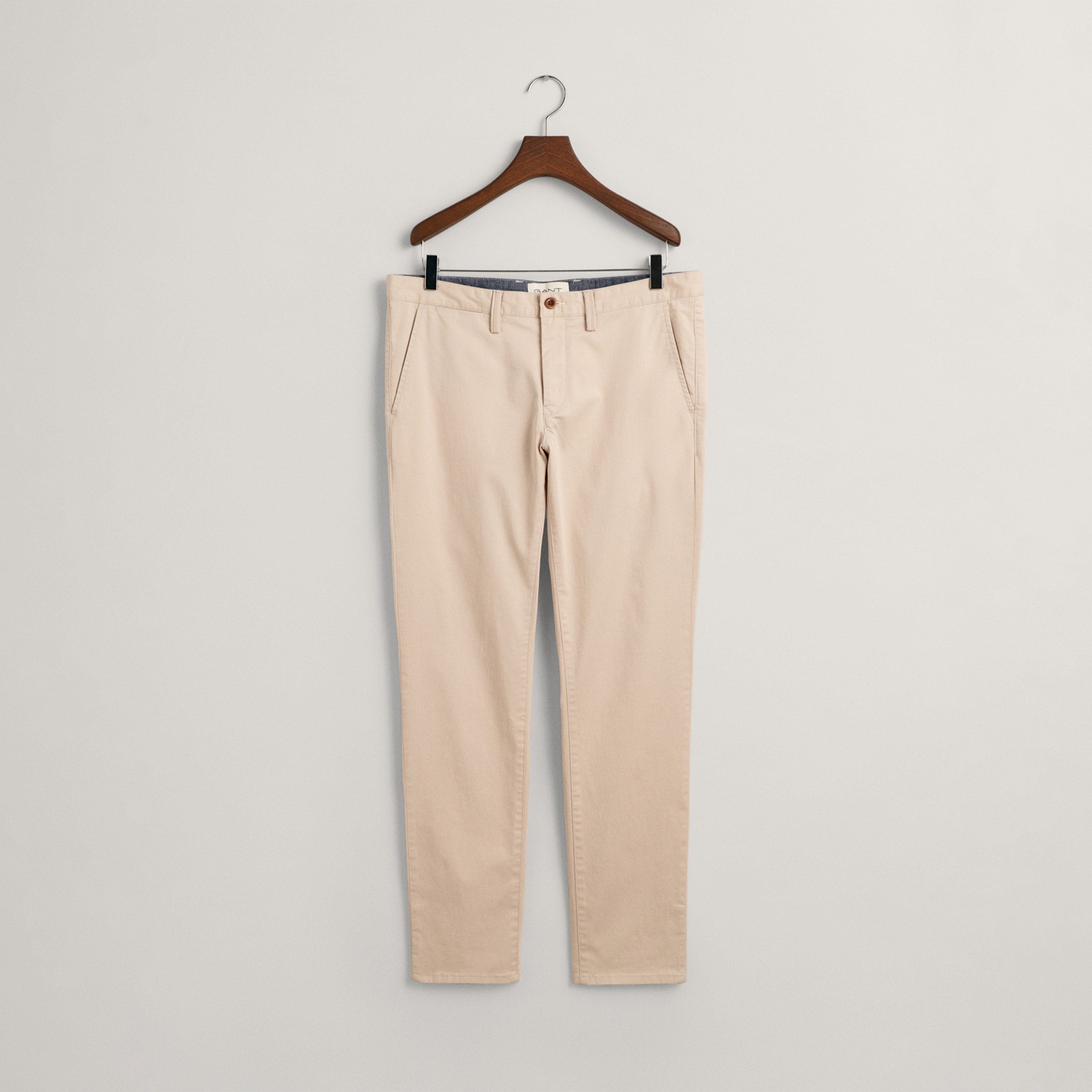 GANT Erkek Krem Slim Fit Chino Pantolon