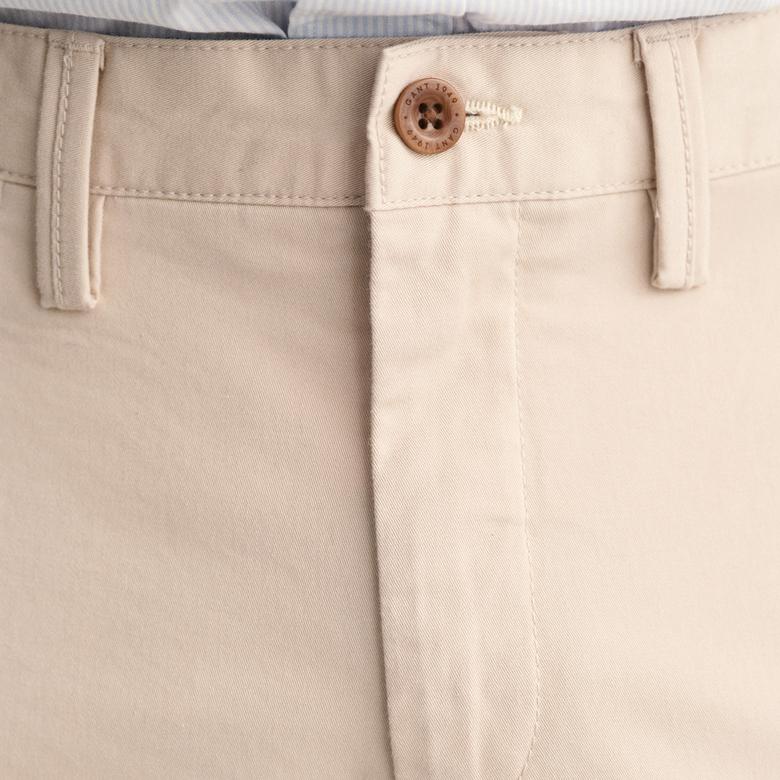 GANT Erkek Krem Slim Fit Chino Pantolon