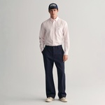 GANT Erkek Pembe Regular Fit Çizgili Düğmeli Yaka Gömlek