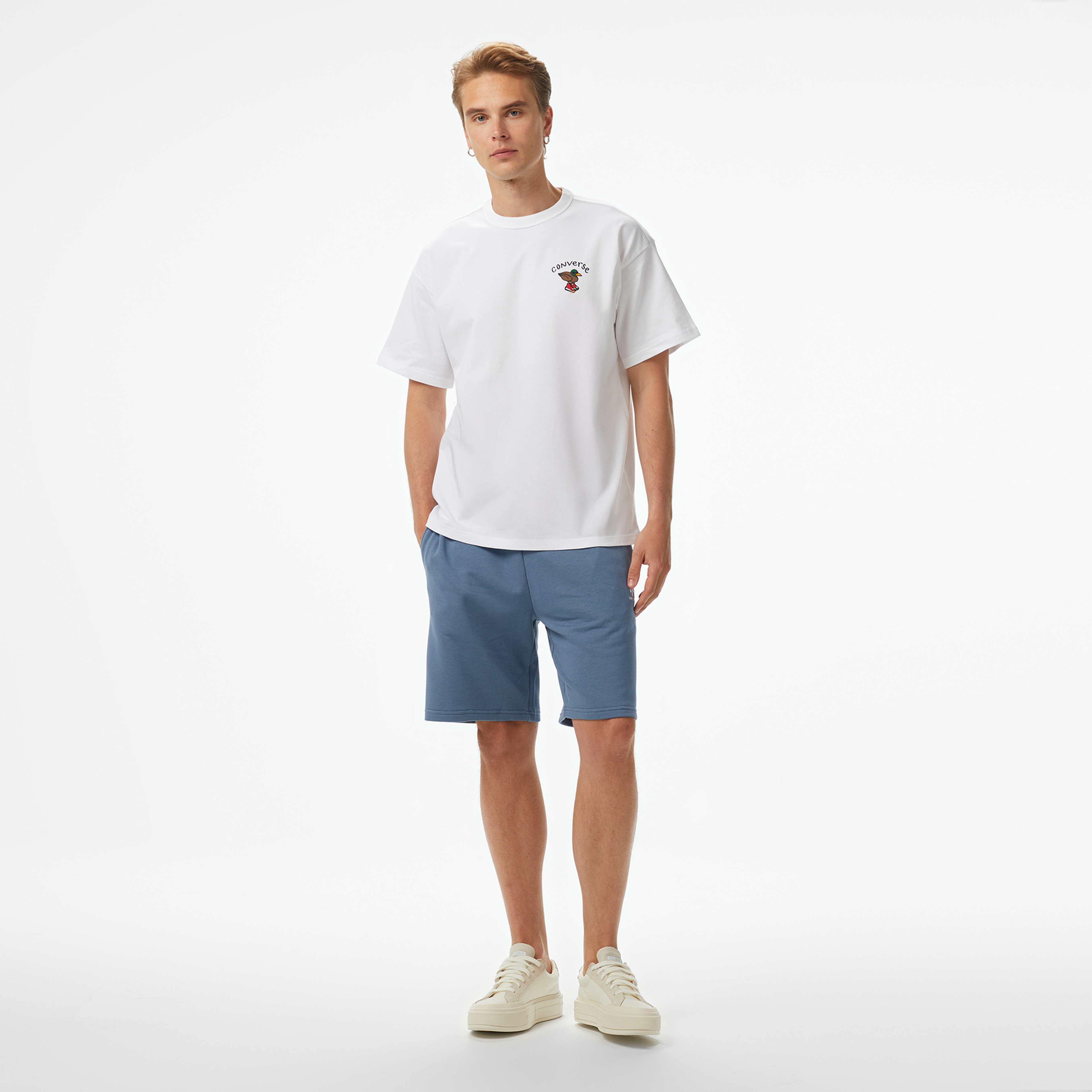 Converse Unisex Mavi Şort