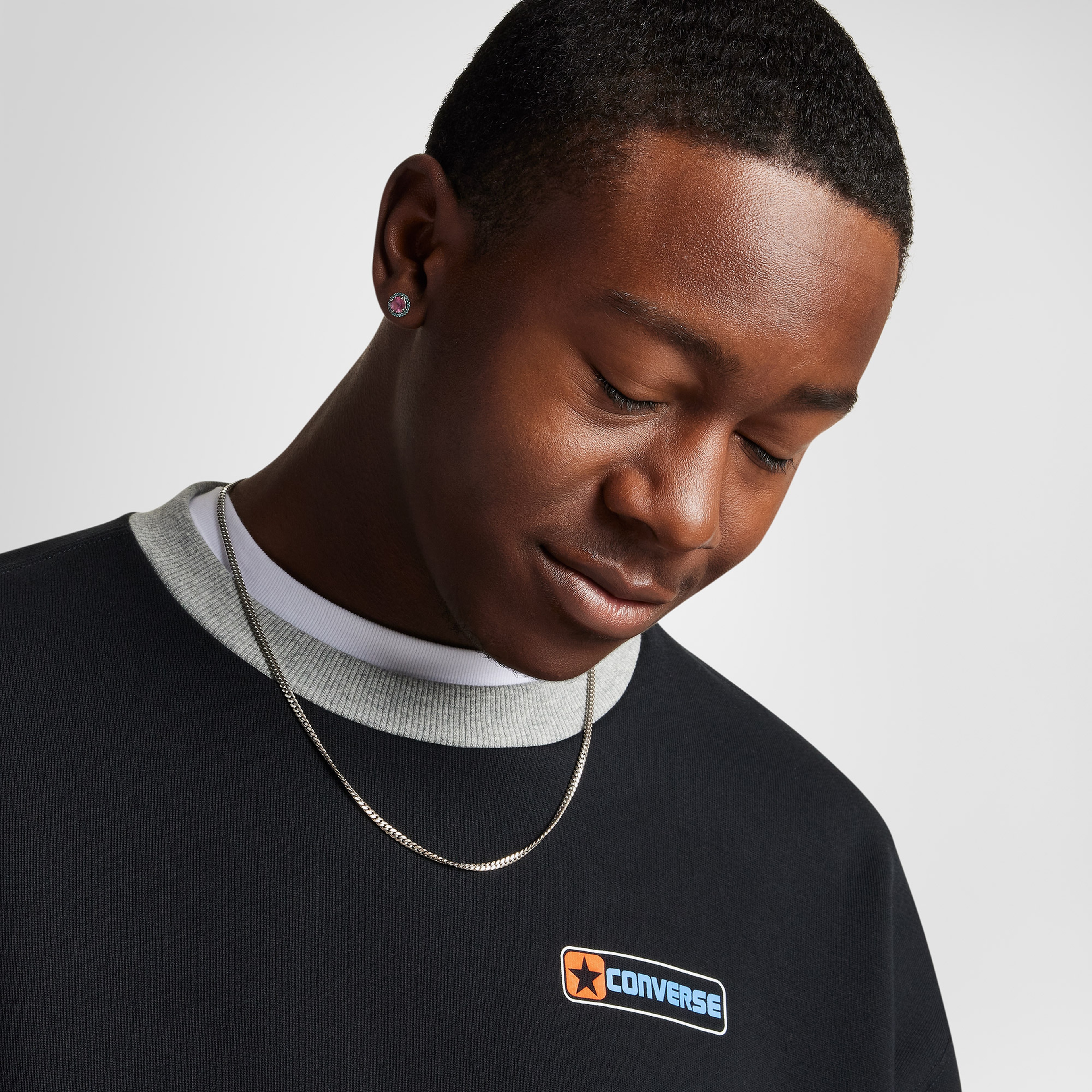 Converse Erkek Siyah Sweatshirt