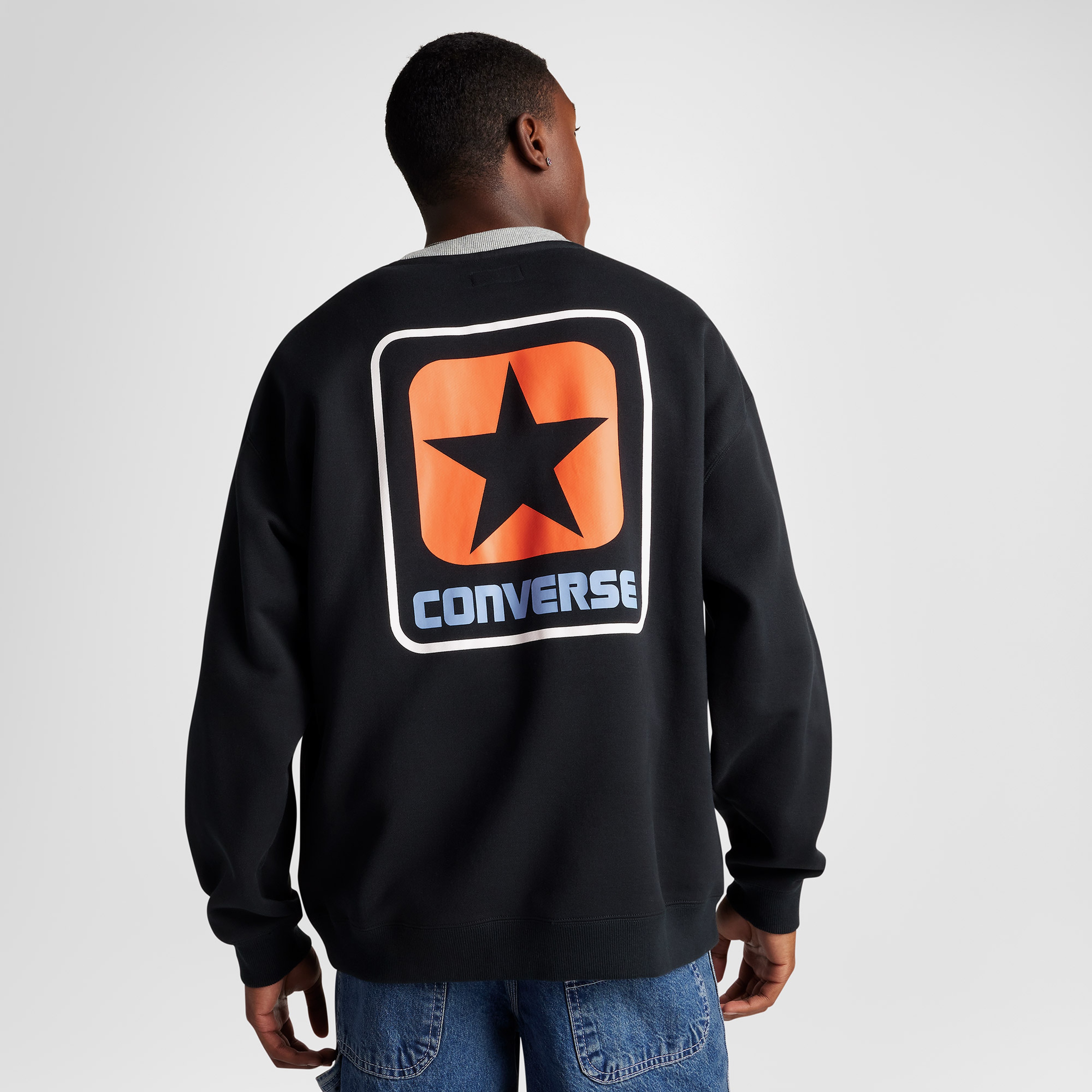 Converse Erkek Siyah Sweatshirt
