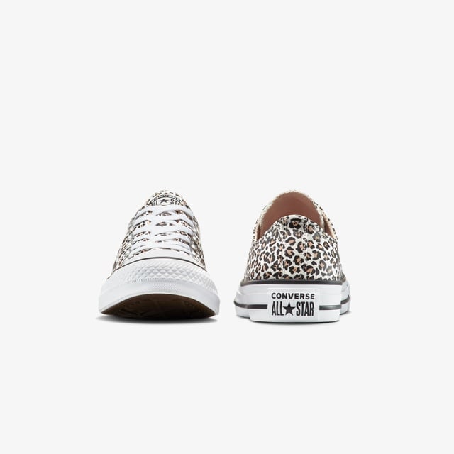 Converse Chuck Taylor All Star Leopard Kadın Siyah Sneaker - Görsel 4