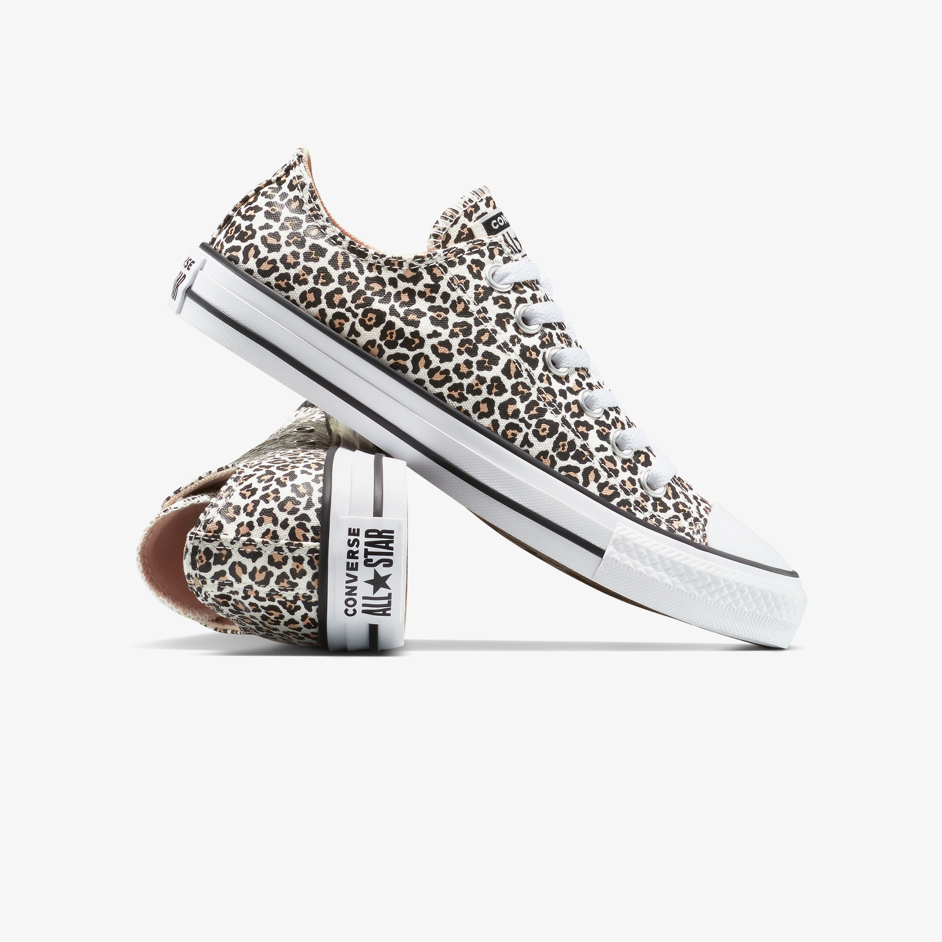 Converse Chuck Taylor All Star Leopard Kadın Siyah Sneaker