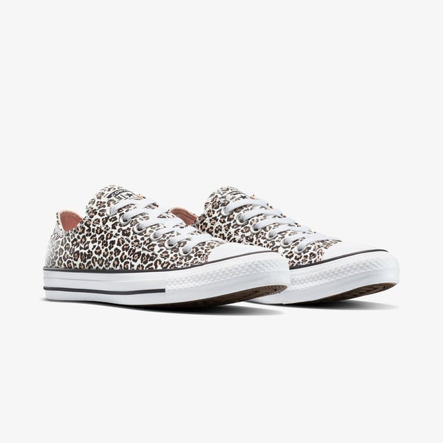 Converse Chuck Taylor All Star Leopard Kadın Siyah Sneaker - Görsel 3