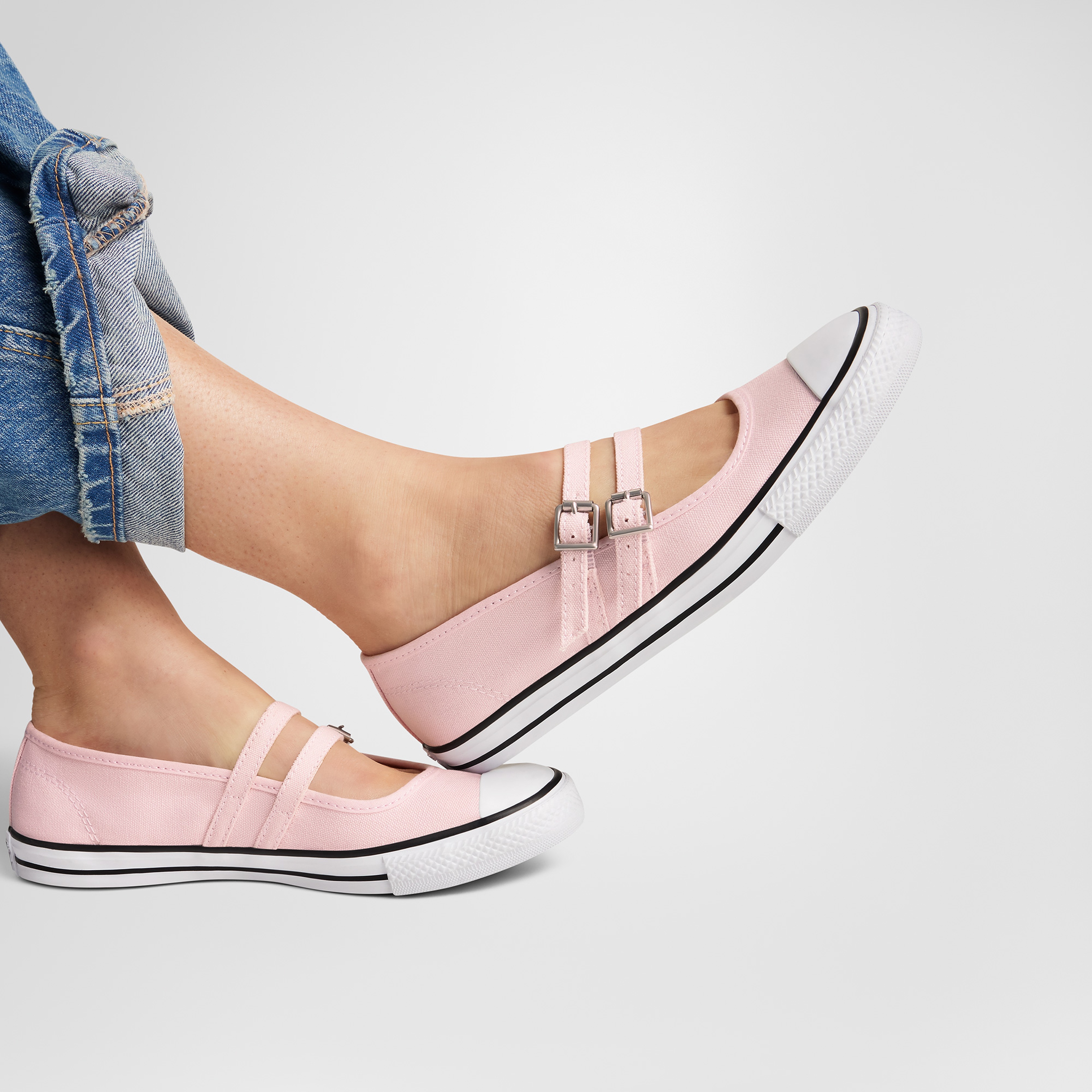 Converse Chuck Taylor All Star Dainty Mary Jane Slip On Kadın Pembe Terlik