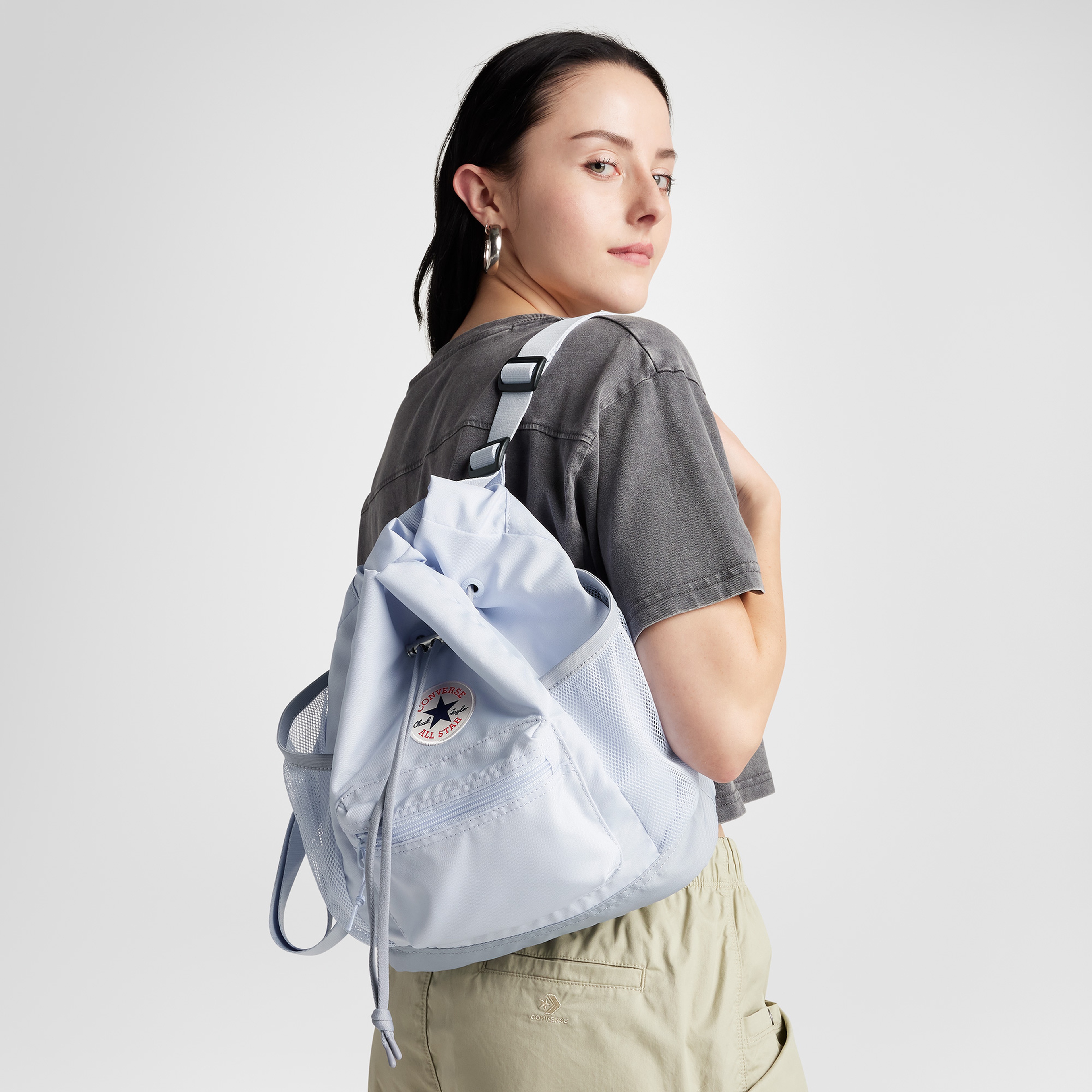 Converse Go Lo Clinched Bucket Unisex Mor Sırt Çantası